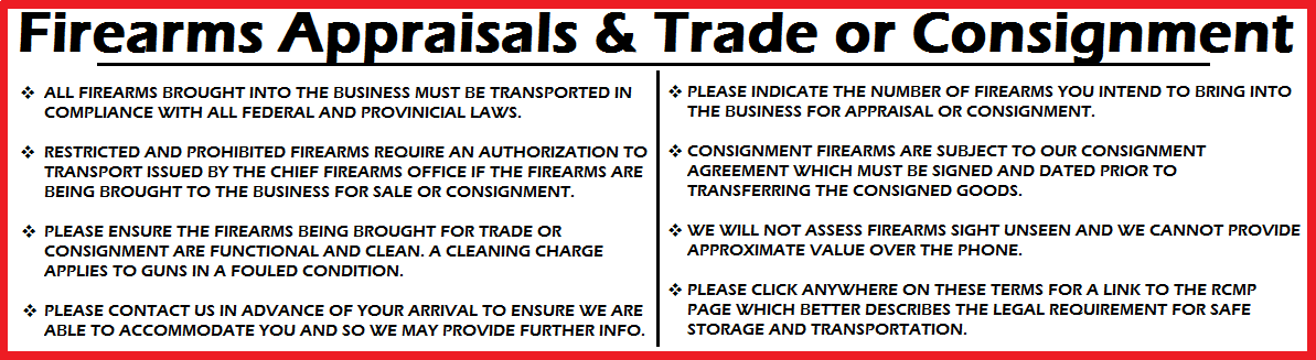 trade or consignment terms